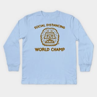 BIG FOOT CHAMP Kids Long Sleeve T-Shirt